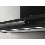 Elica Adele 90/BK 90厘米煙囪式抽油煙機 (黑色)：1000m³/h強勁氣流，LED燈帶，觸控控制